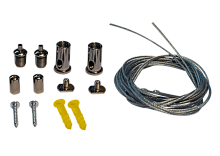 Подвесной комплект для магнитного шинопровода (2 шт.) Crystal Lux CLT 0.206 01